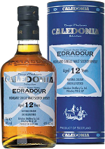 Edradour 12 YO Caledonia Highland Single Malt Scotch Whisky