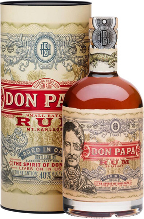 Rum Don Papa w ozdobnej tubie