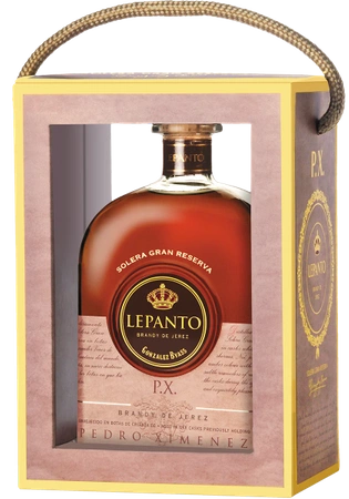 Brandy de Jerez Lepanto Pedro Ximénez Solera Gran Reserva