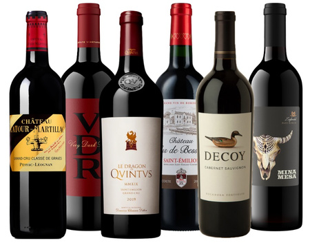 Wina Bordeaux kontra wina z Kalifornii