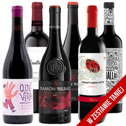 Zestaw win z odmiany tempranillo