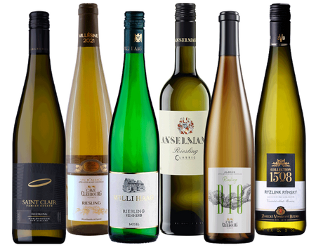 Zestaw 6 rieslingów