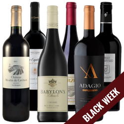 Specjalny konserski zestaw czerwonych win Black WEEK