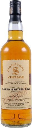 North British 2009 15 YO 100 Proof Edition 2 Single Grain Scotch Whisky
