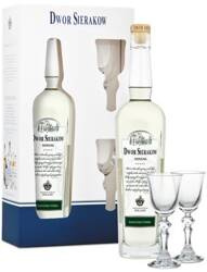 Dwór Sieraków Pieprzowa 0,7 l w pudełku z dwoma kieliszkami