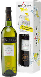 Tío Pepe w ozdobnym pudełku