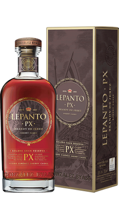 Brandy de Jerez Lepanto Pedro Ximénez Solera Gran Reserva