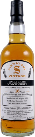 Port Dundas 2008 16 YO Single Grain Scotch Whisky