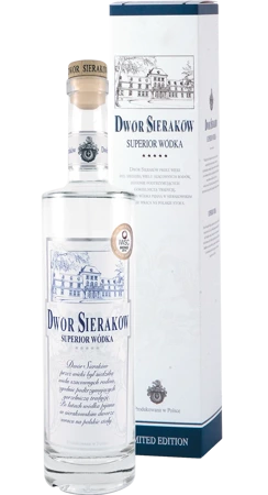 Dwór Sieraków Superior Wódka w pudełku