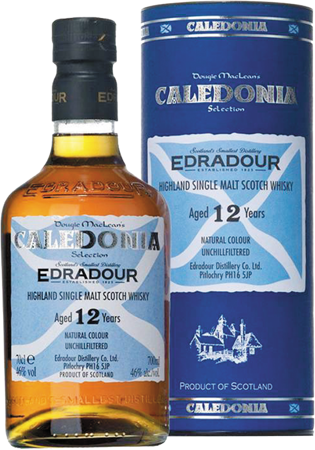 Edradour 12 YO Caledonia Highland Single Malt Scotch Whisky