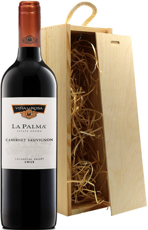 La Palma Cabernet Sauvignon w drewnianej skrzynce