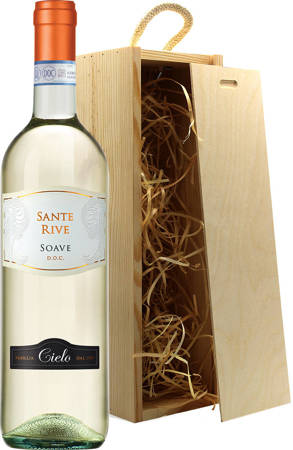 Sante Rive Soave w drewnianej skrzynce