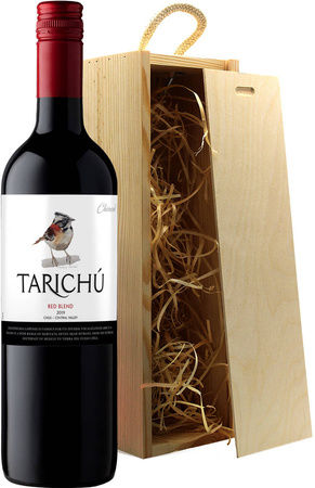 Tarichú Red Blend w drewnianej skrzynce